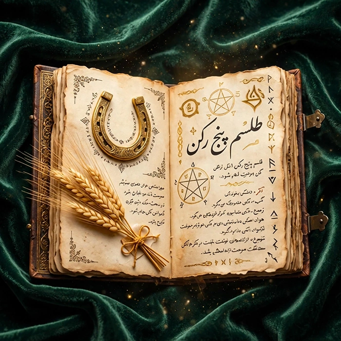 طلسم پنج رکن رزق و روزی